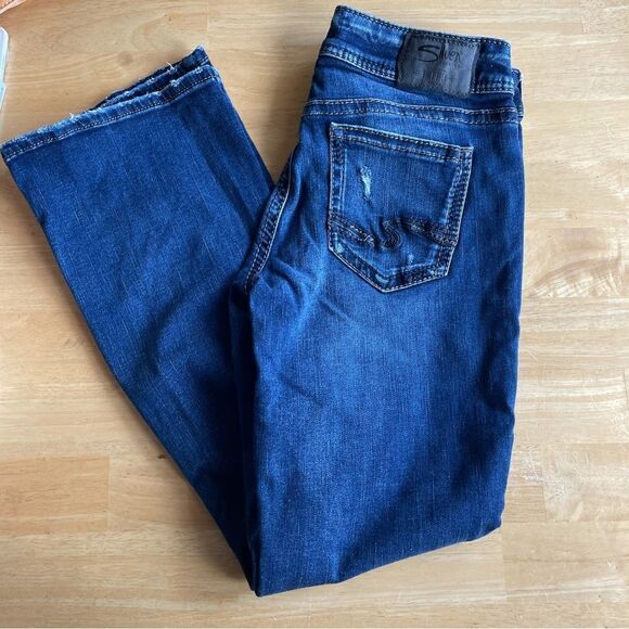Women’s Silver Denim Jeans Suki bootcut size 29/31